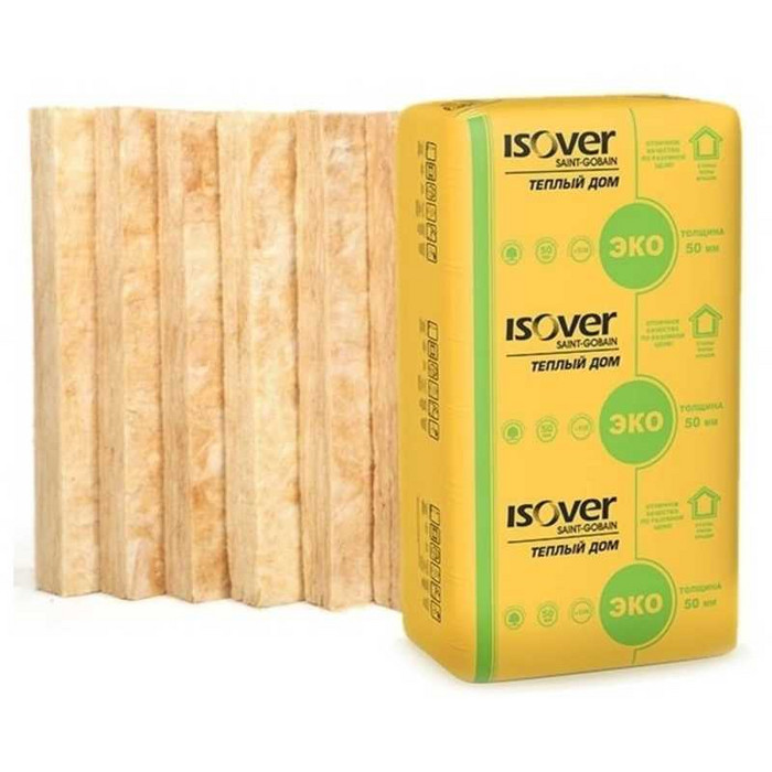 Утеплитель Isover Изовер Тёплый Дом Плита 50х610х1170 в Высоцке